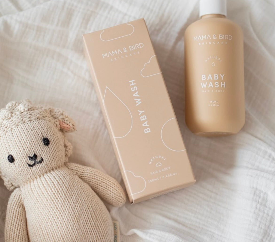 MAMA & BIRD GENTLE DAILY USE HAIR AND BODY BABY WASH