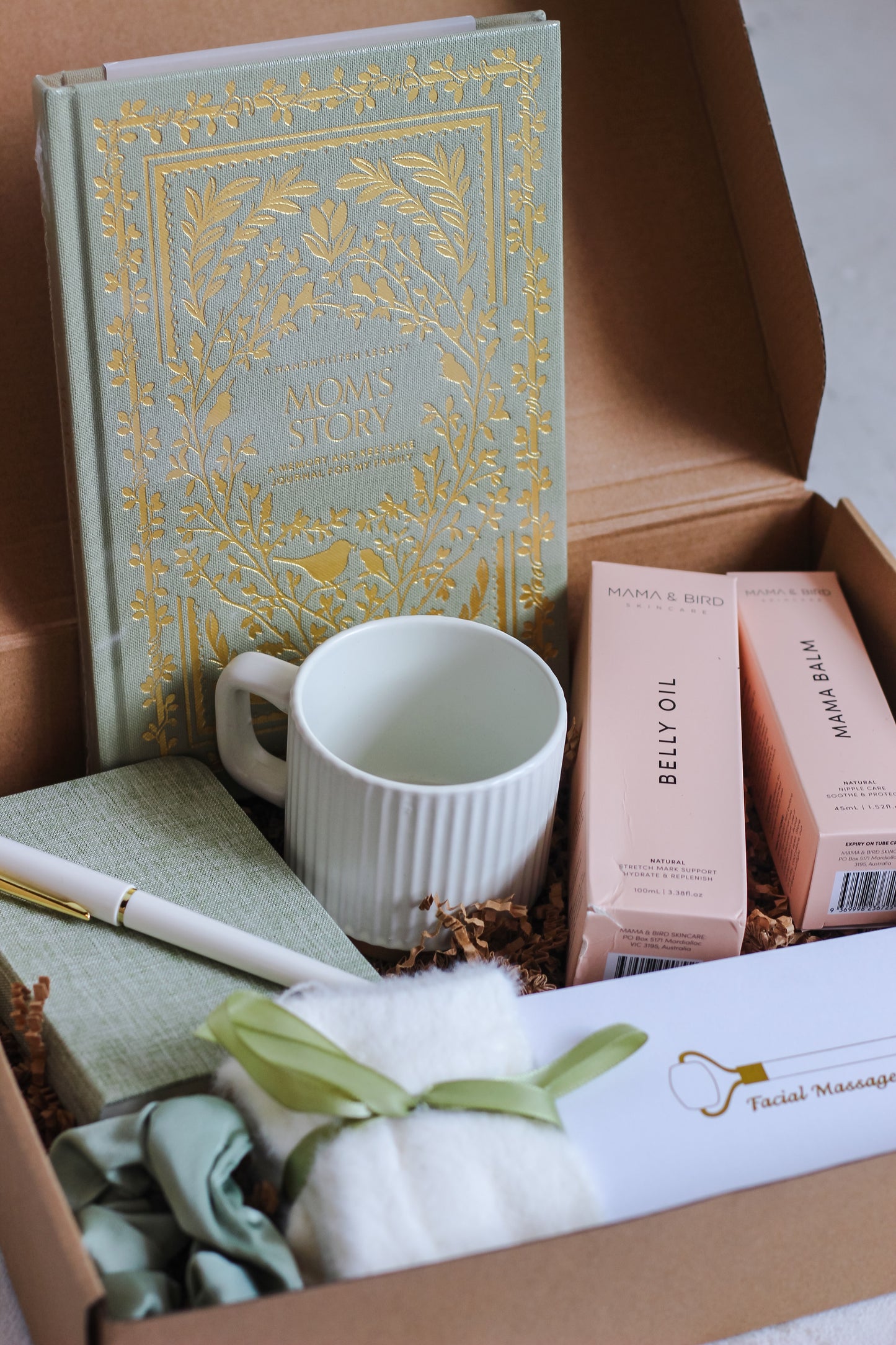 MOMMY CARE PACKAGE WITH MAMA & BIRD BELLY OIL & NIPPLE CARE BALM