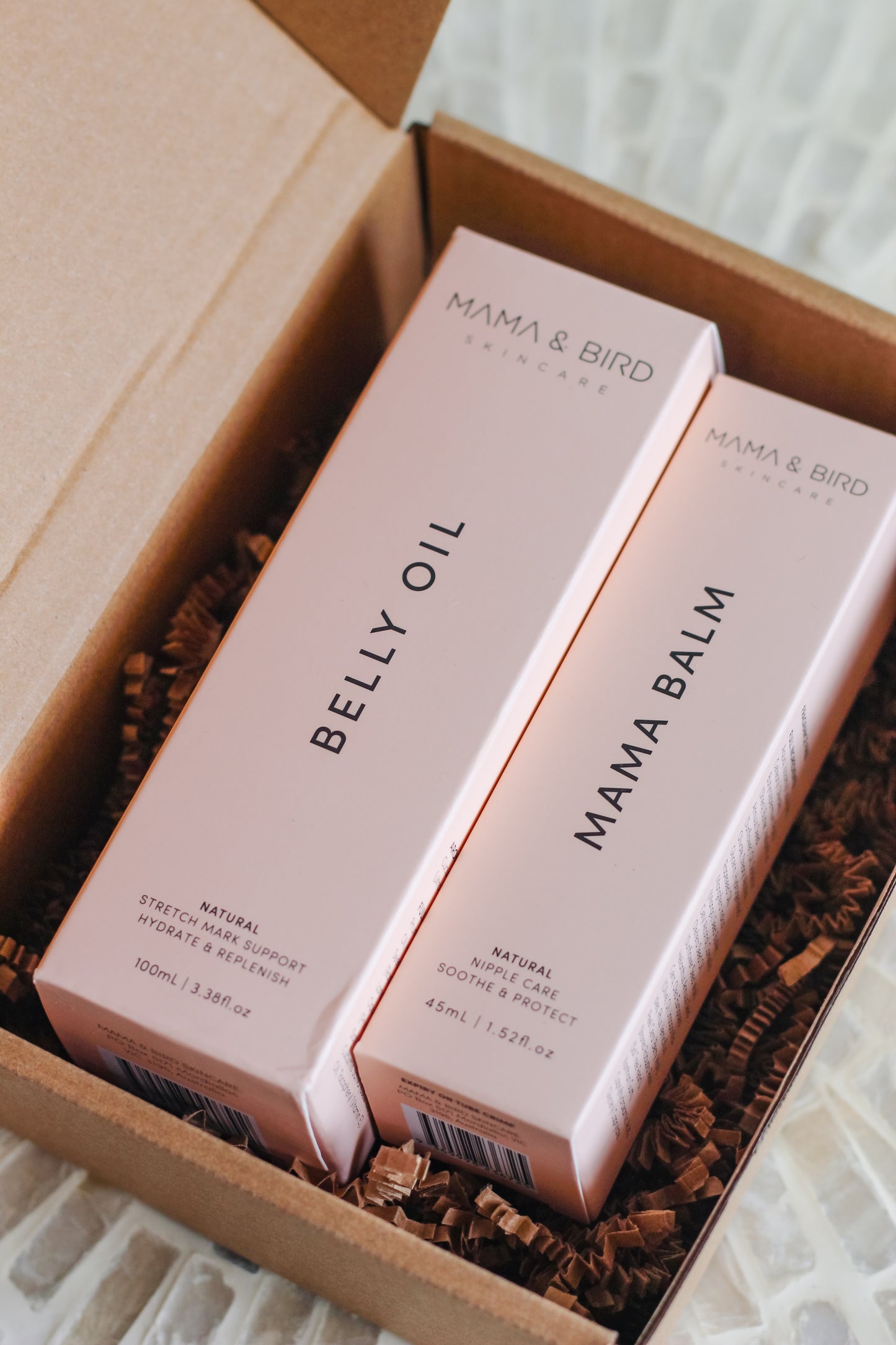 MAMA & BIRD VEGAN BELLY OIL & NIPPLE CARE BALM GIFT SET