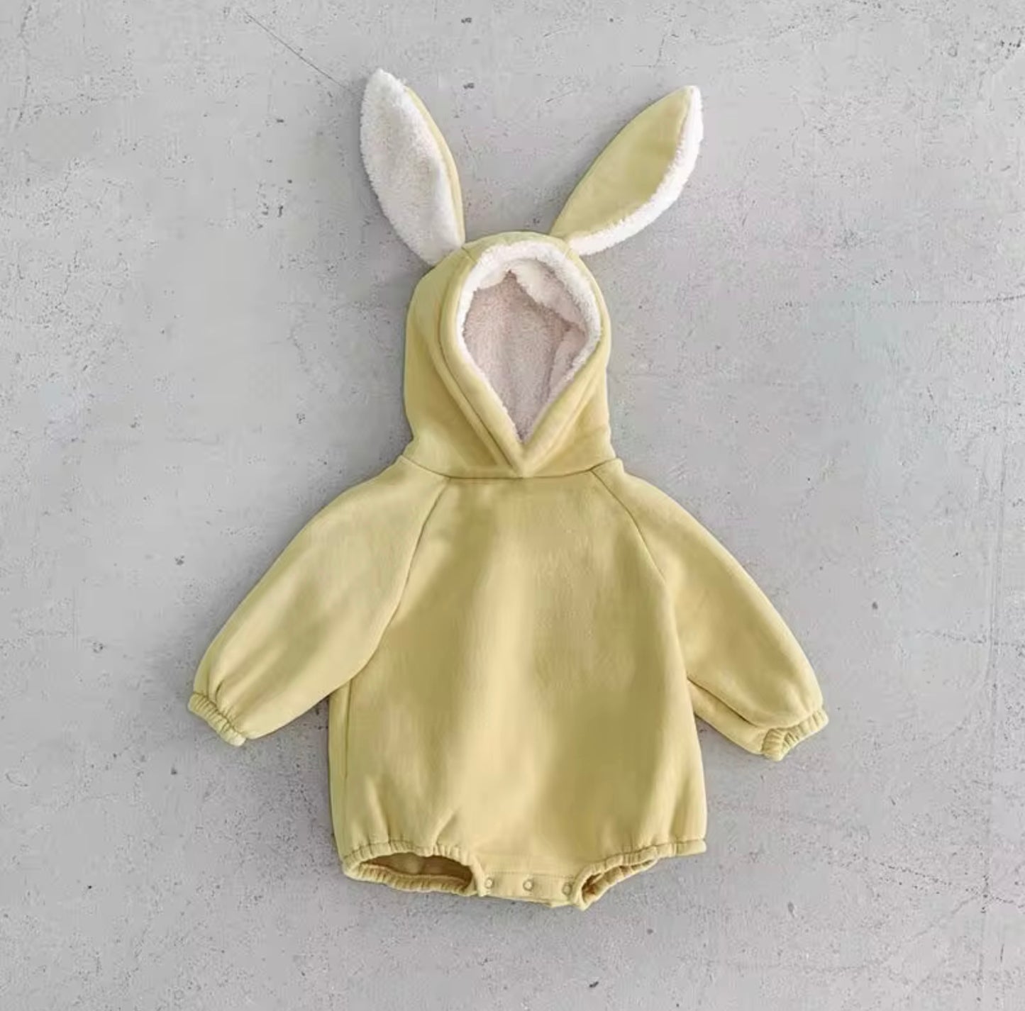 ORGANIC COTTON BUNNY ROMPER