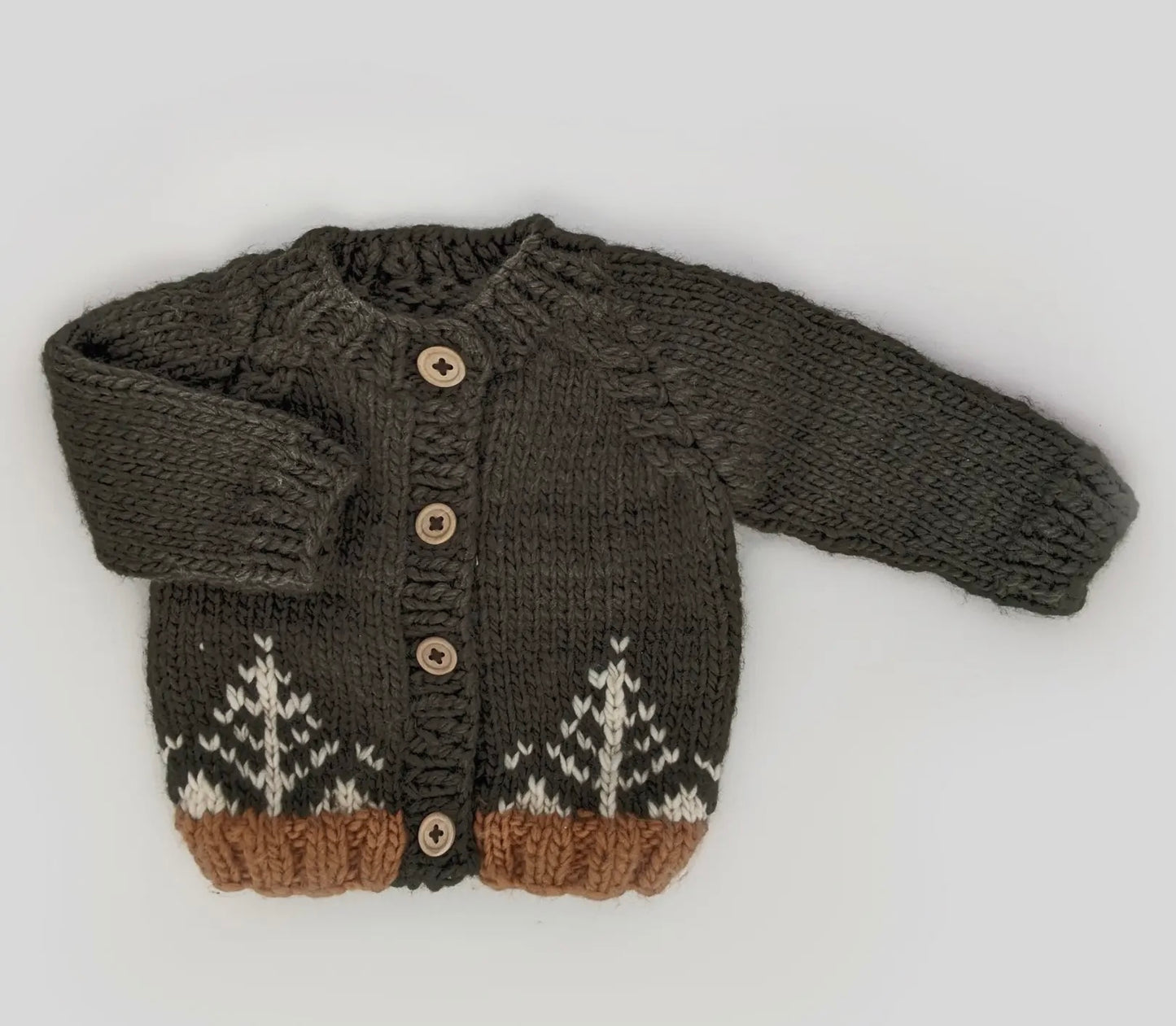 Forest Cardigan Sweater - Ethically Sourced & Eco- Friendly- By Huggalugs