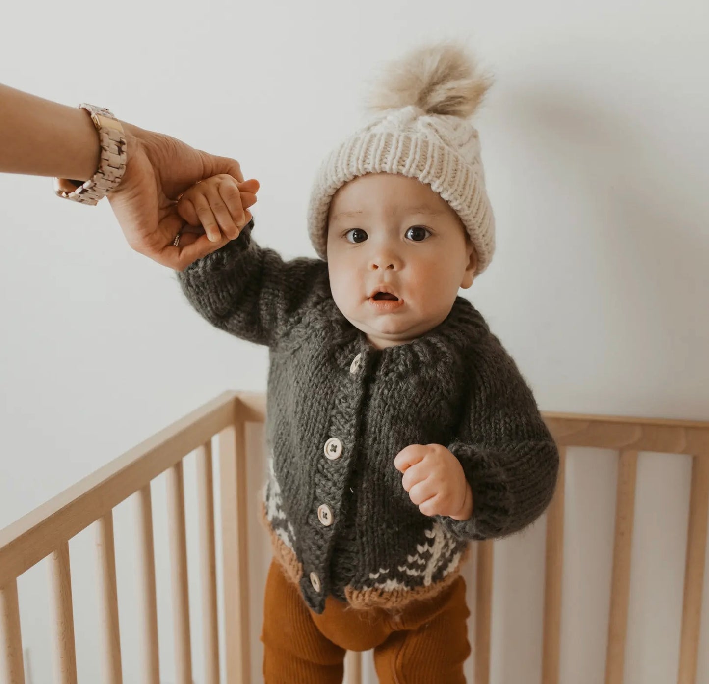 Forest Cardigan Sweater - Ethically Sourced & Eco- Friendly- By Huggalugs