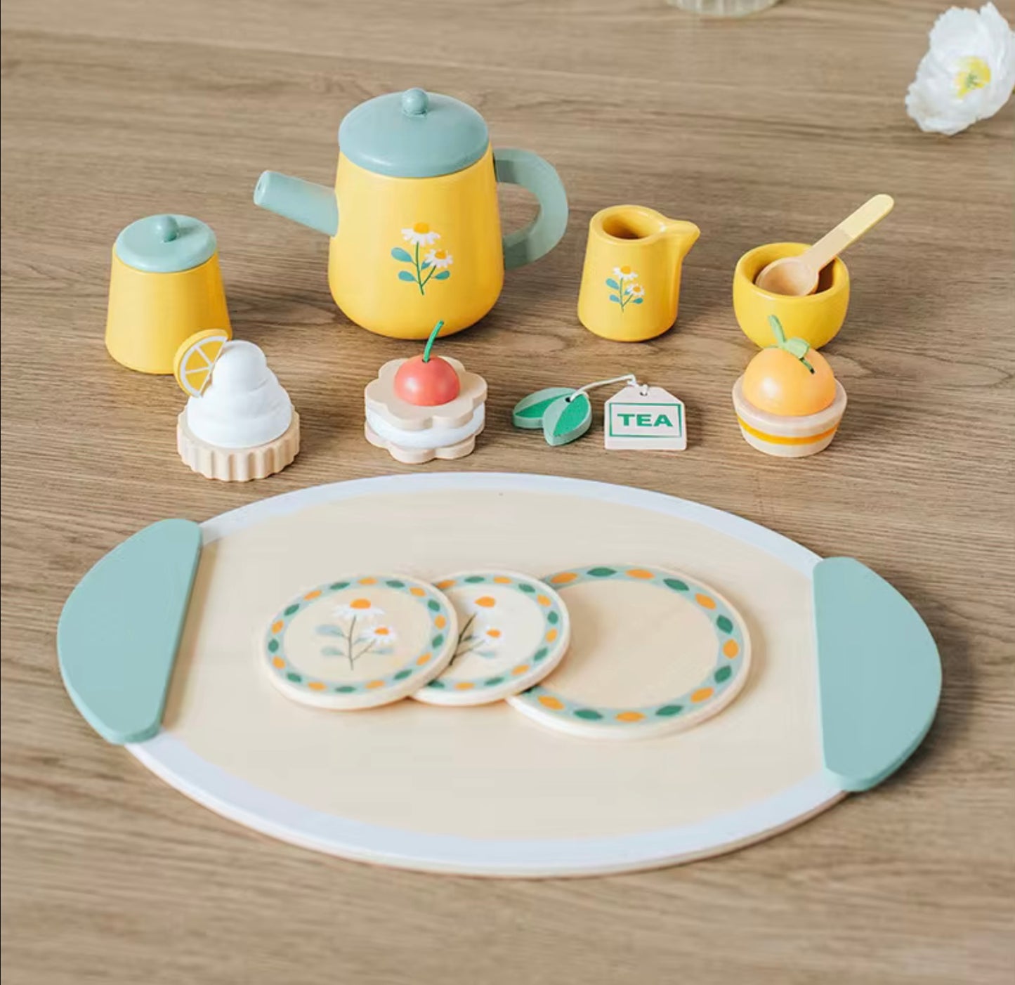 Montessori Wooden Afternoon Tea Set