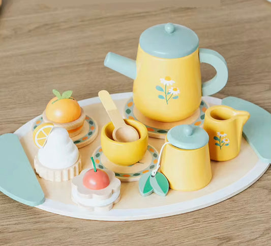 Montessori Wooden Afternoon Tea Set