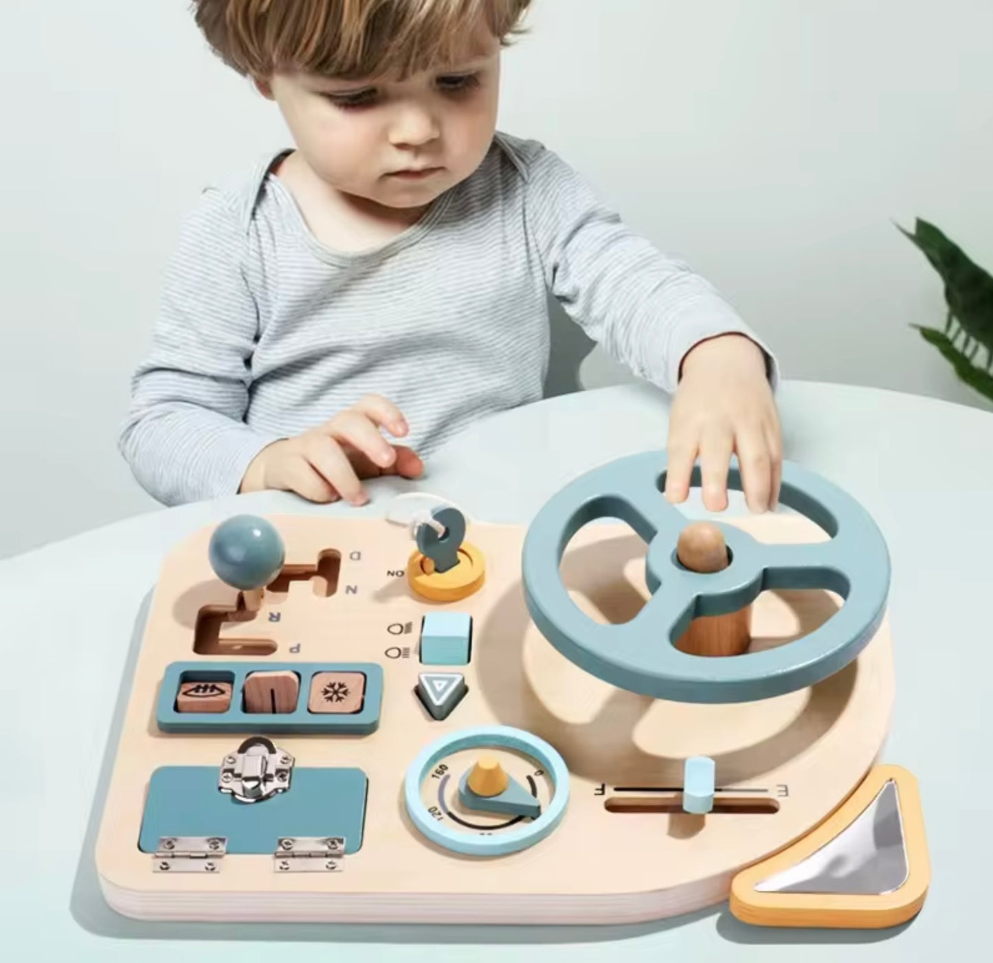 Montessori Wooden Educational Busy Board