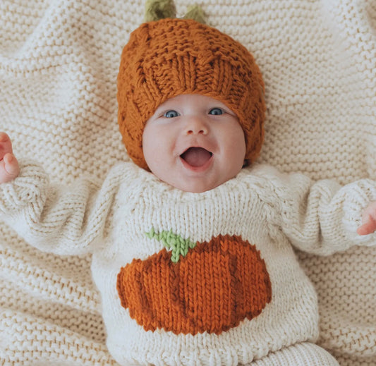 Cute Pumpkin Sweater - Ethically Sourced & Eco- Friendly