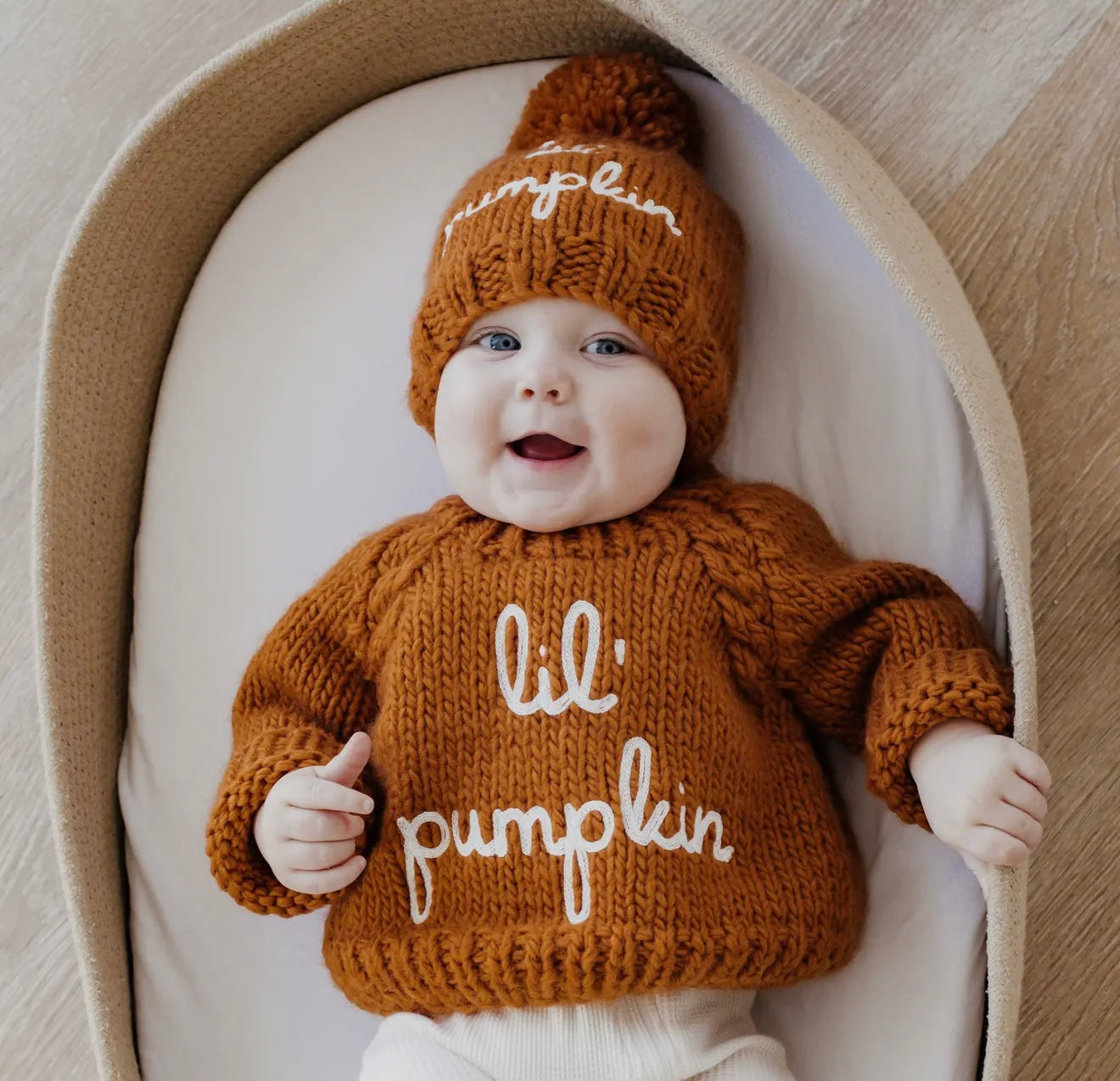 Lil’ Pumpkin Sweater - Ethically Sourced & Eco- Friendly