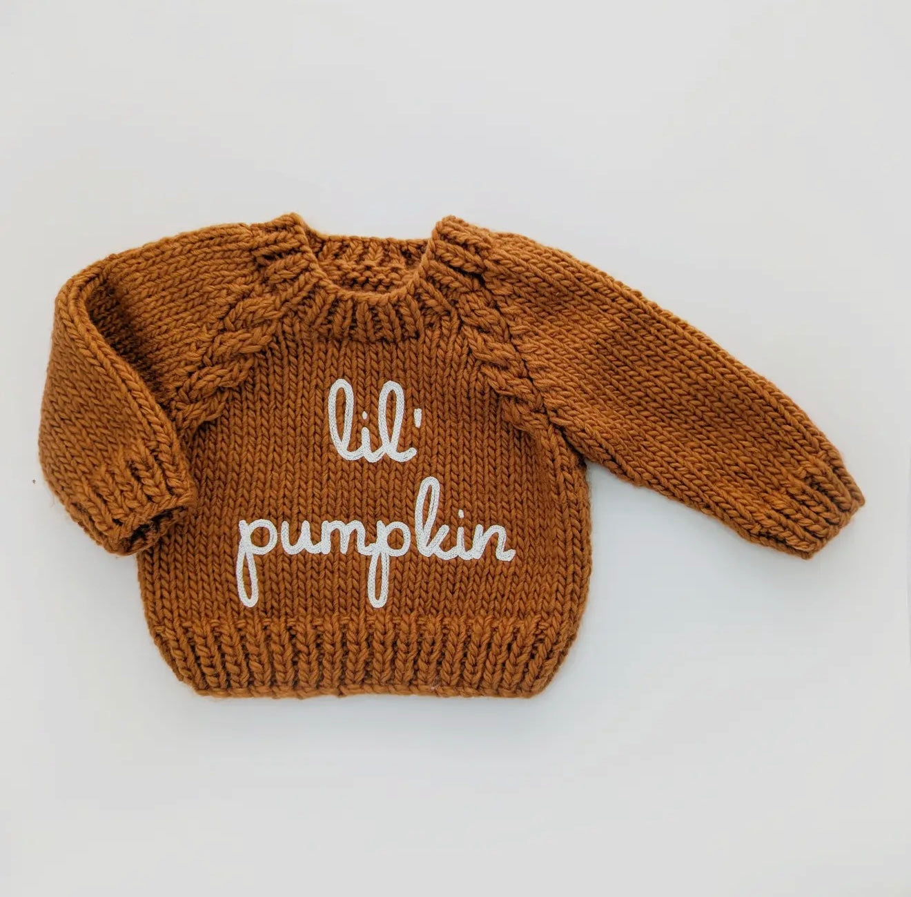Lil’ Pumpkin Sweater - Ethically Sourced & Eco- Friendly