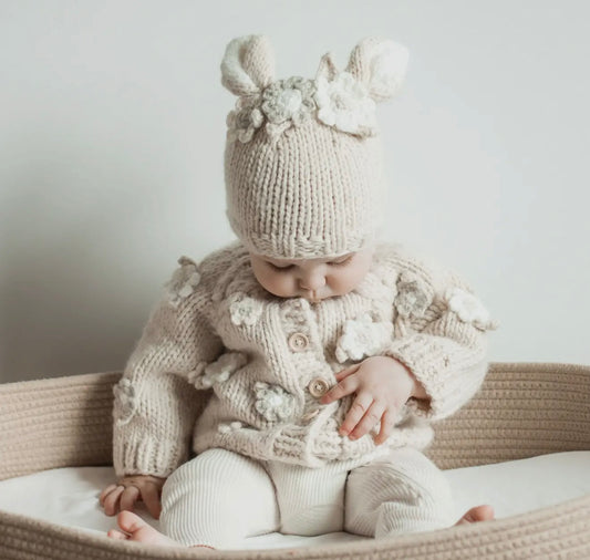 Flower Cardigan - Ethically Sourced & Eco- Friendly- By Huggalugs