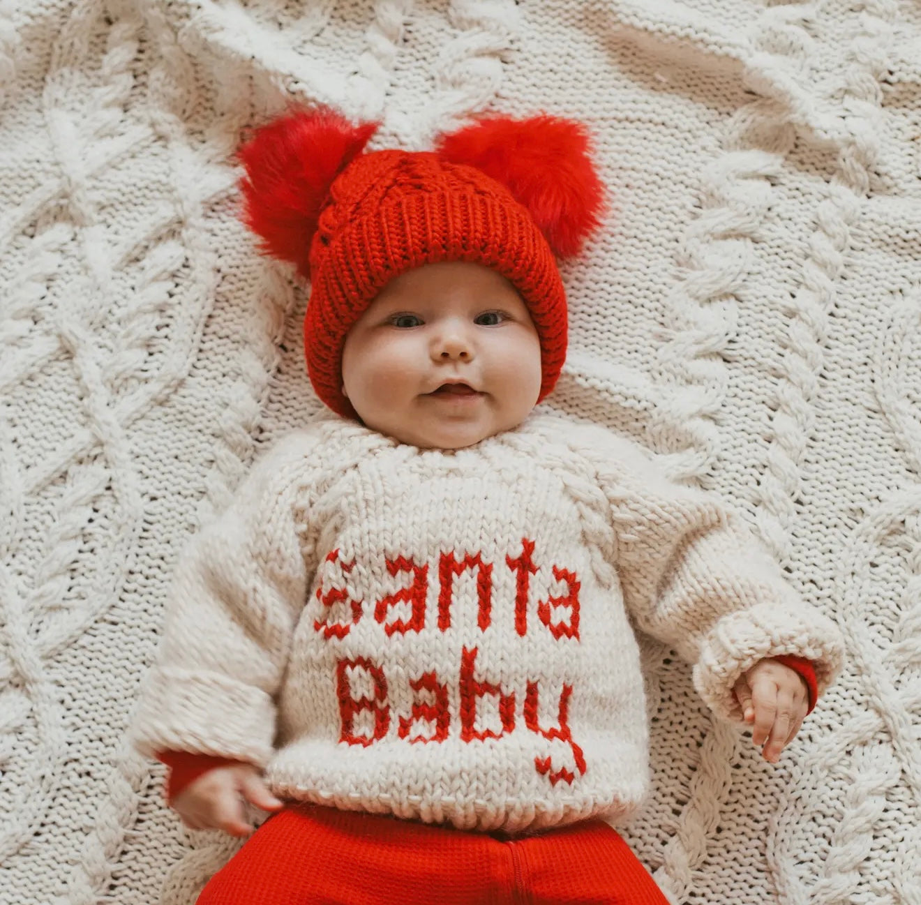 Santa Baby Holiday Sweater - Ethically Sourced & Eco- Friendly