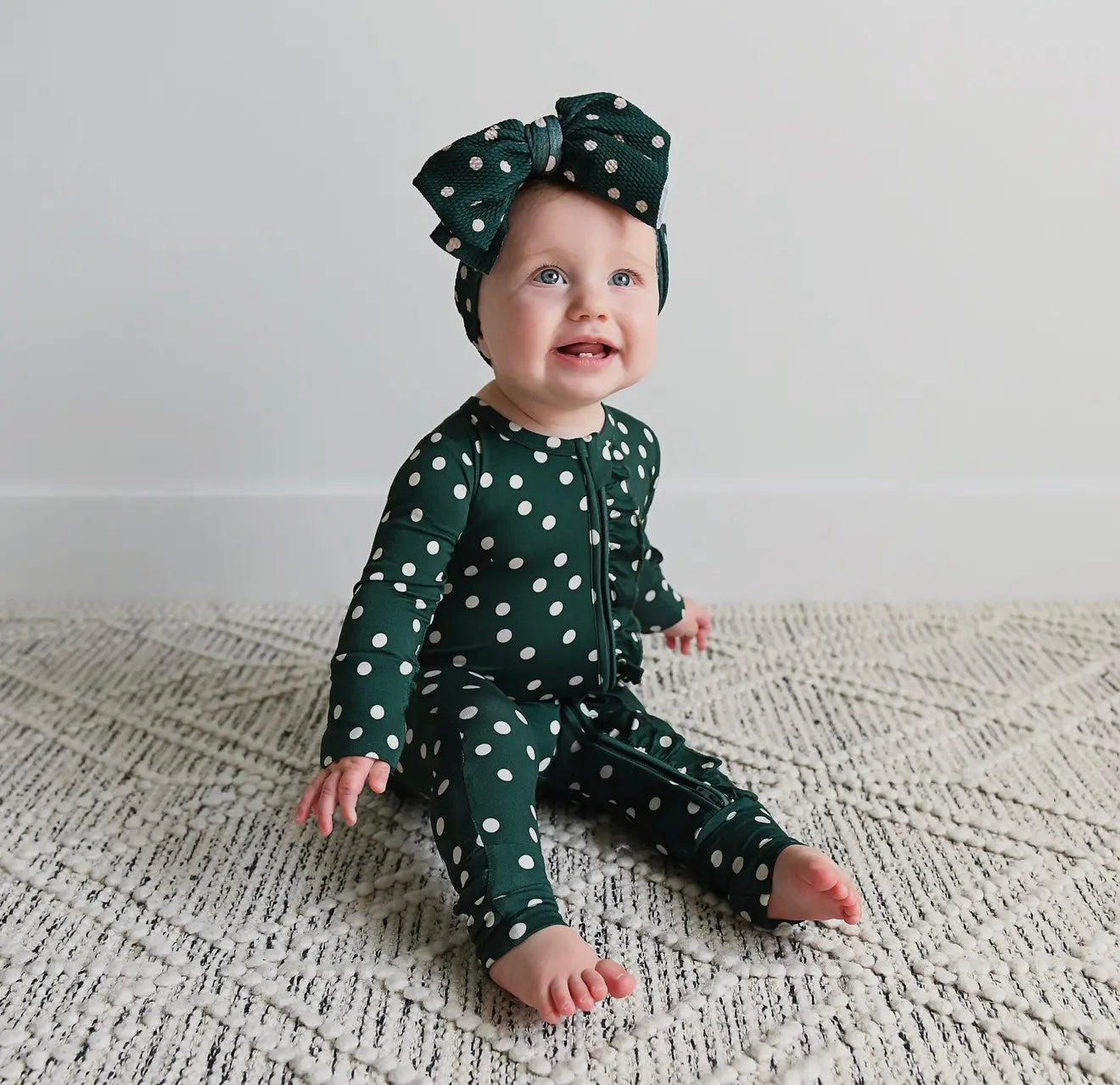 Dottie Ruffle Matching Bamboo Outfit - By Gigi & Max