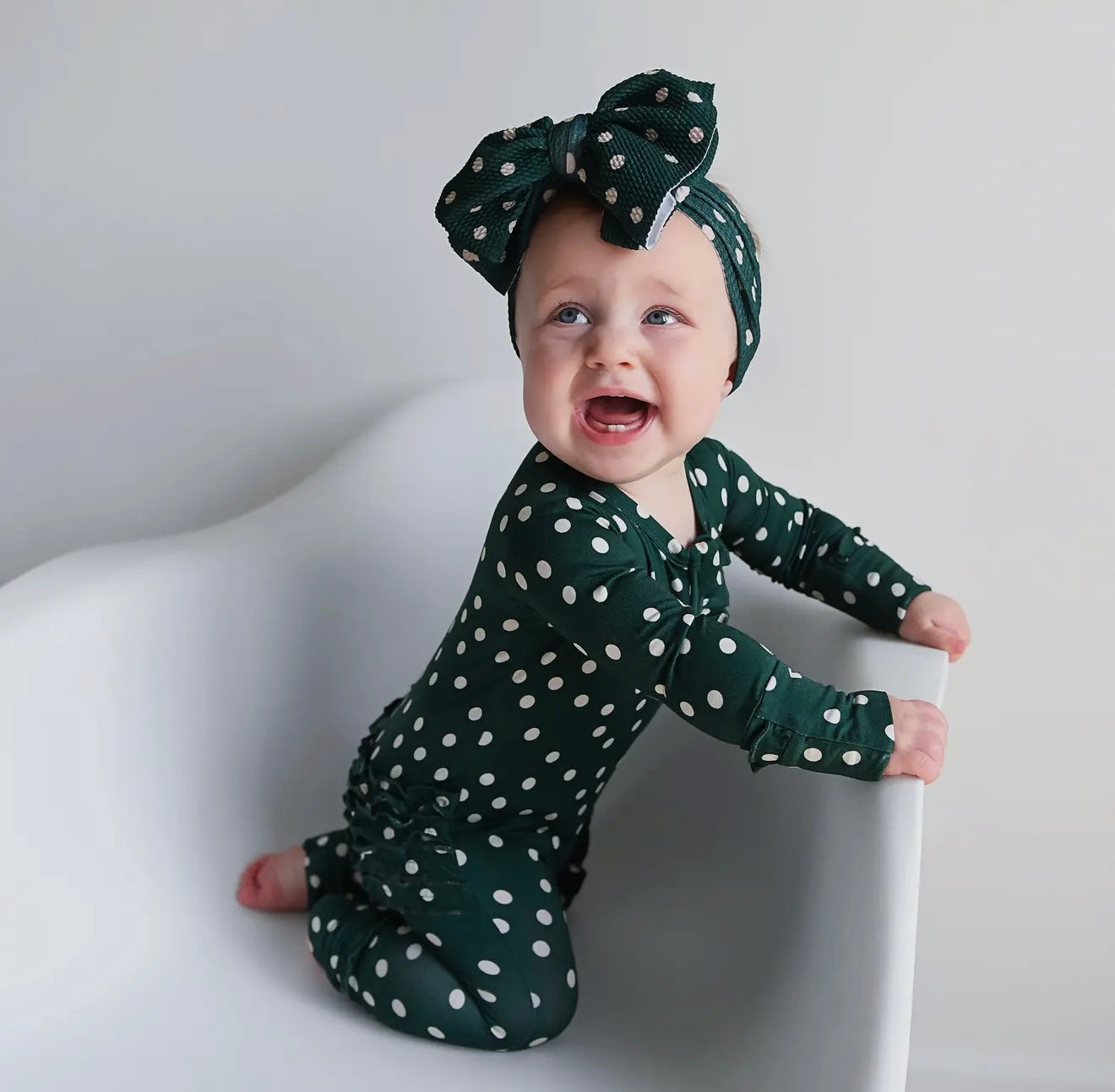 Dottie Ruffle Matching Bamboo Outfit - By Gigi & Max