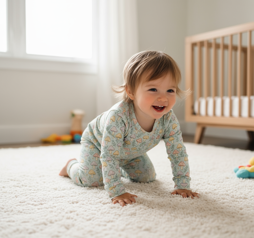 “Mellow Mushroom”- All Seasons Bamboo Sleepwear