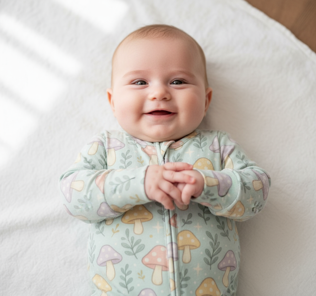 “Mellow Mushroom”- All Seasons Bamboo Sleepwear