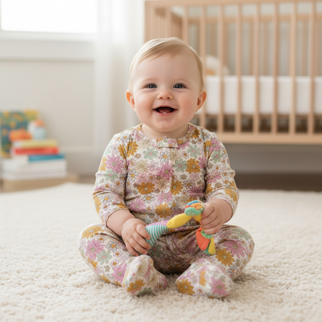 “Zen Flowers” - All Seasons Bamboo Sleepwear