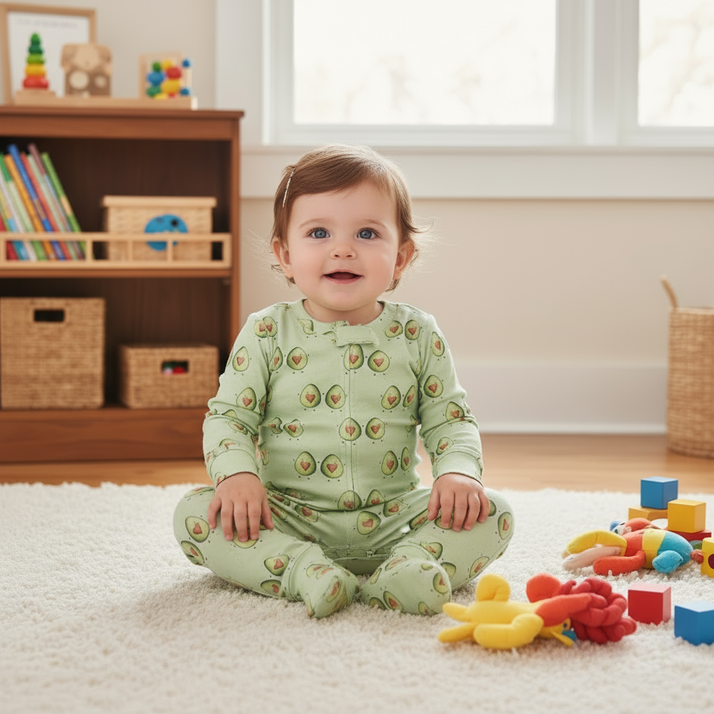 “Avocado please”- All Seasons Bamboo Sleepwear