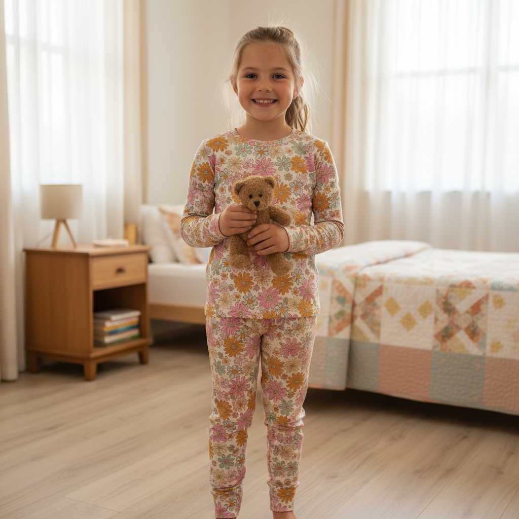 “Zen Flowers” - All Seasons Bamboo Sleepwear