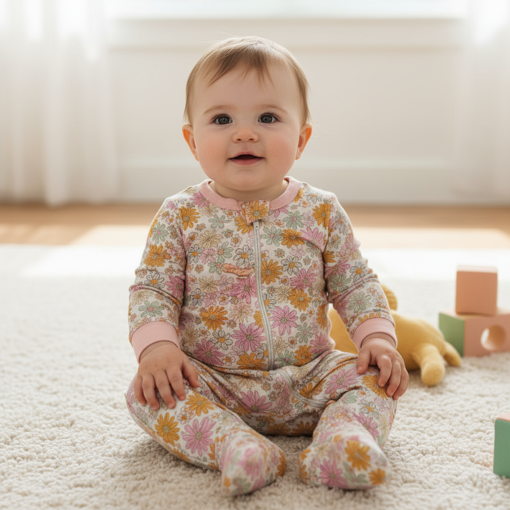 “Zen Flowers” - All Seasons Bamboo Sleepwear