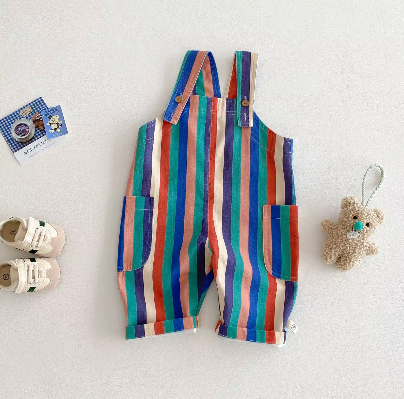 100% Cotton oversized Overalls