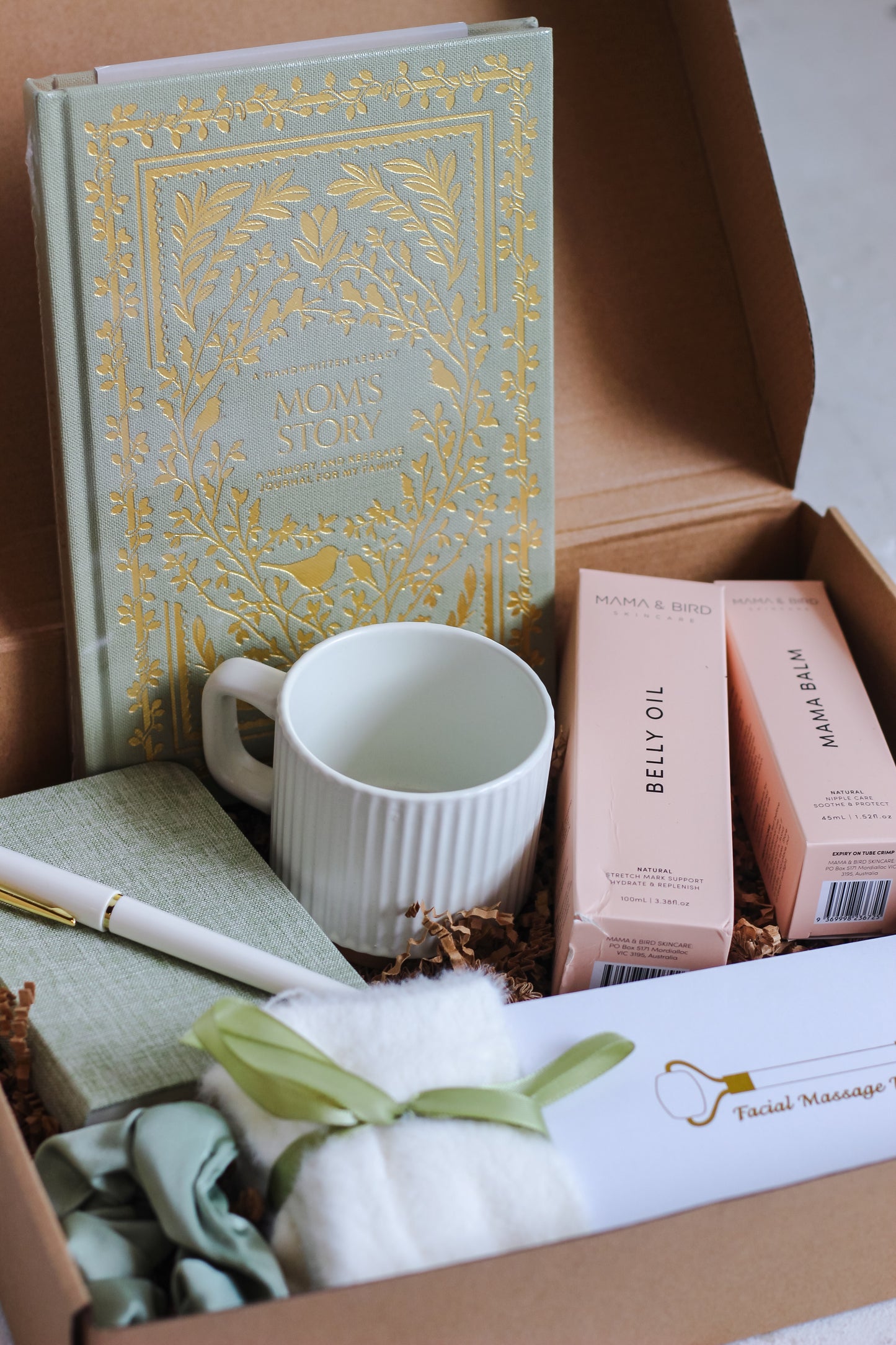 MOMMY CARE PACKAGE WITH MAMA & BIRD BELLY OIL & NIPPLE CARE BALM