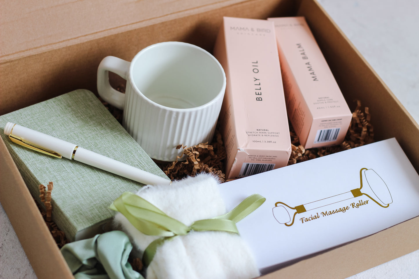 MOMMY CARE PACKAGE WITH MAMA & BIRD BELLY OIL & NIPPLE CARE BALM