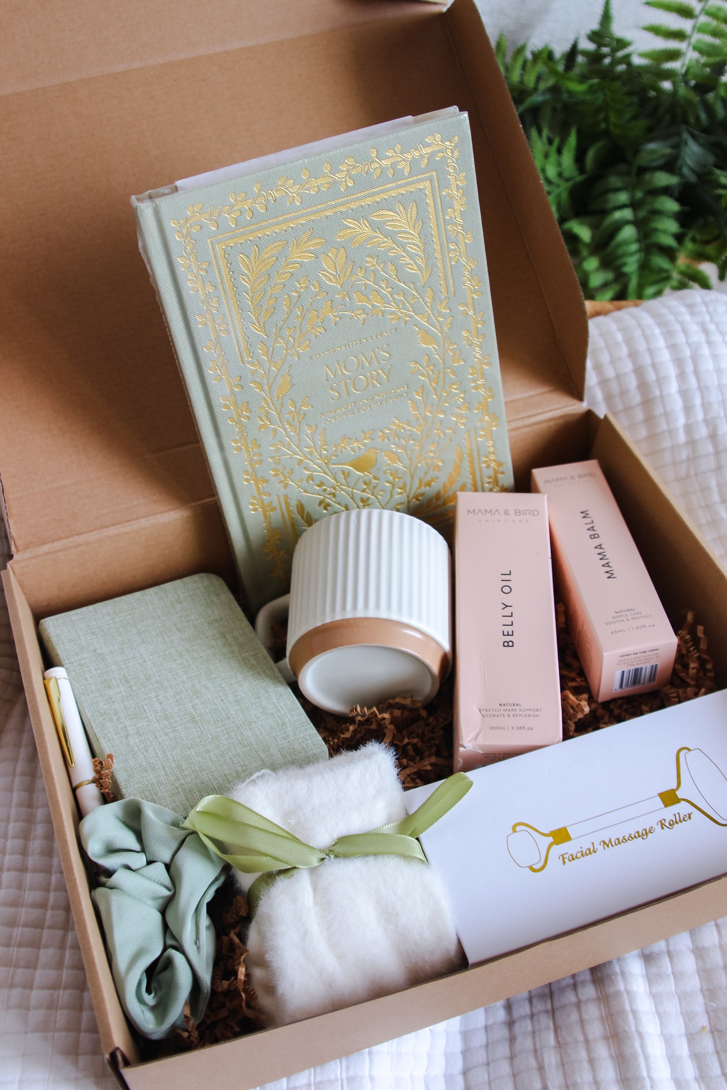 MOMMY CARE PACKAGE WITH MAMA & BIRD BELLY OIL & NIPPLE CARE BALM