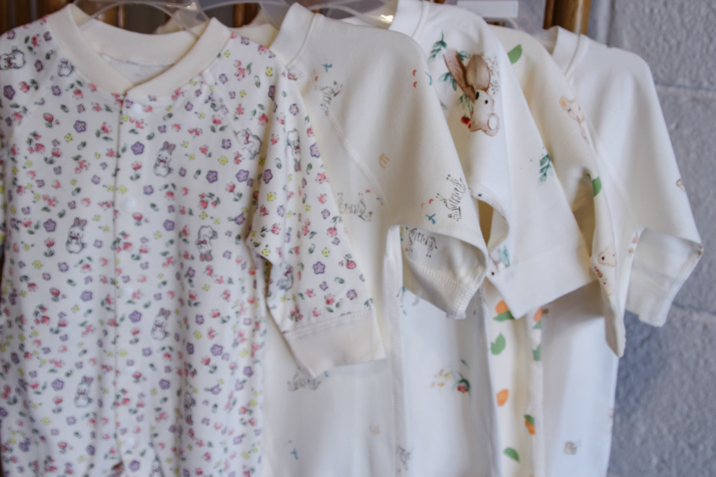 100% COTTON BABY LOUNGE ROMPERS